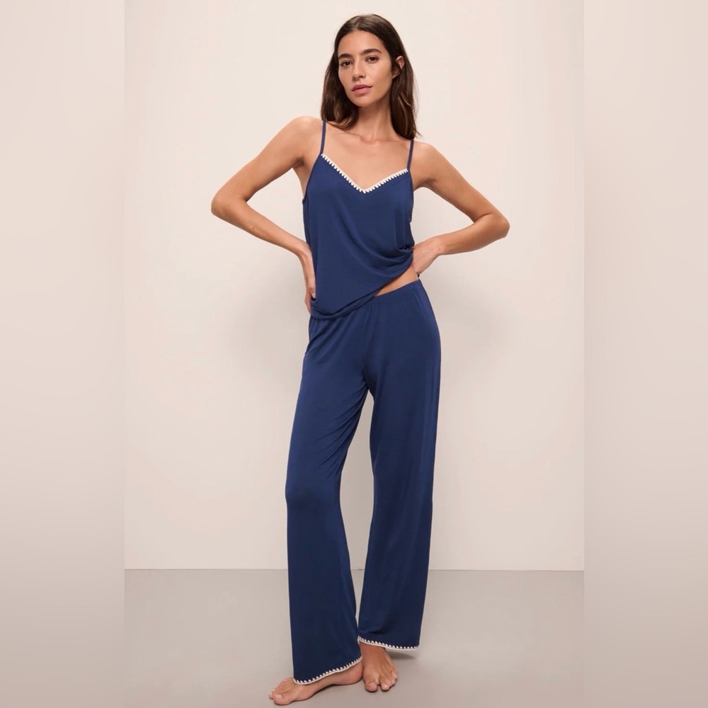 Eberjey Navy Frida Modal Cami & Pant PJ Set